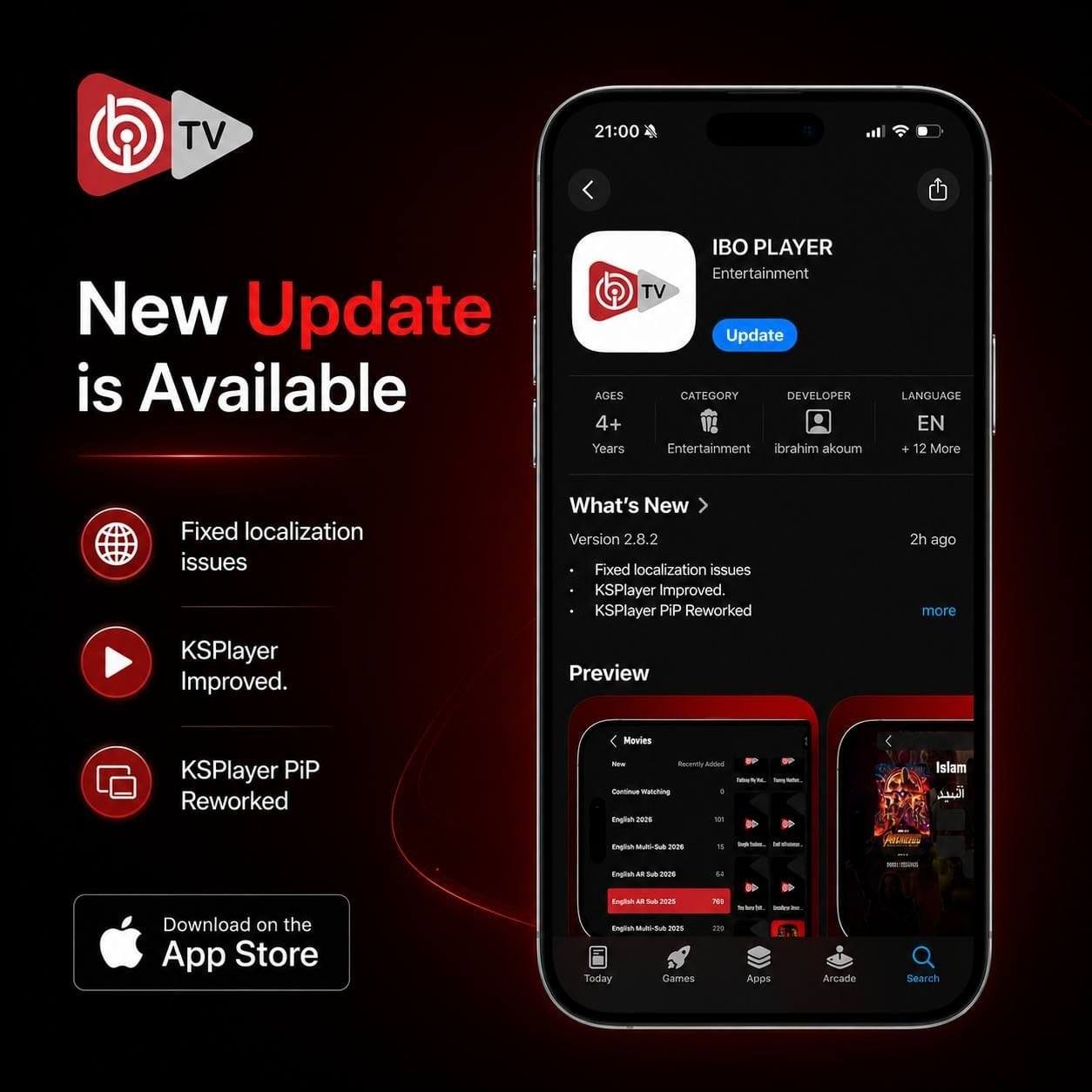 IBO Player for iOS screenshot